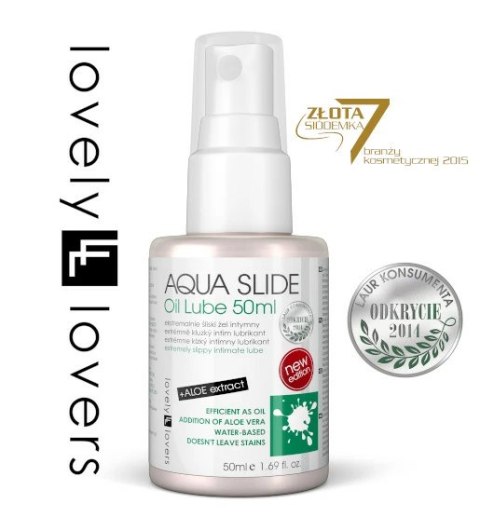 Lovely Lovers AQUA SLIDE Oil Lube żel nawilżający aloes 50ml