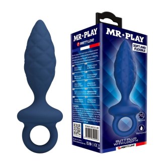 MR. PLAY Butt Plug with Loop - Size M