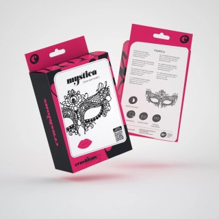Mystica Maska Koronkowa Czarna - Elegancka Maskarada Unisex