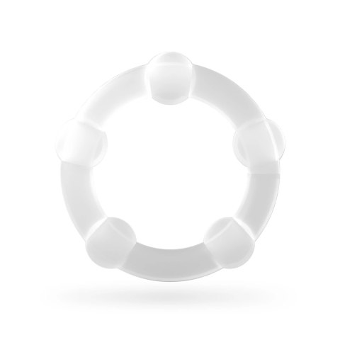 Shots Triple Bead - Zestaw Elastycznych Pierścieni Intymnych Przezroczysty