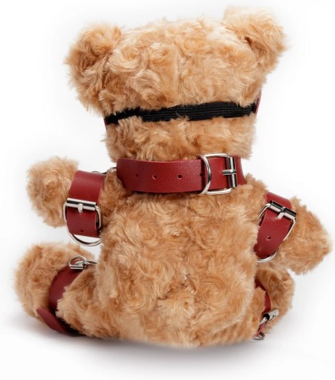 Crushious Crushito Pluszowy Miś z Akcesoriami Bondage 31 cm Czerwony