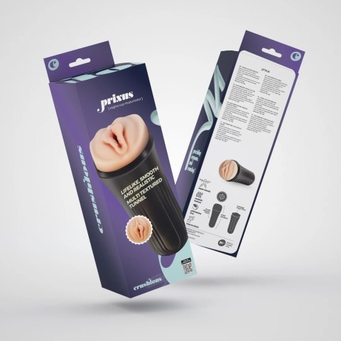 Crushious Prixus - Anatomiczna maszyna intymna z elastyczną powierzchnią TPE 24,5 cm