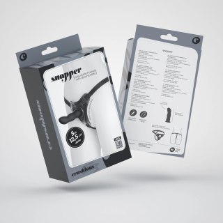 Crushious Snapper czarny system uprzęży z anatomiczną nakładką 12,5 cm