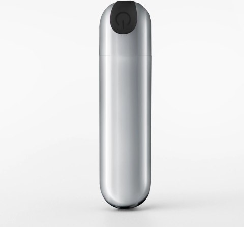 Crushious iMoan Srebrny Wibrujący Mini Masażer USB 10 Trybow 7,6 cm