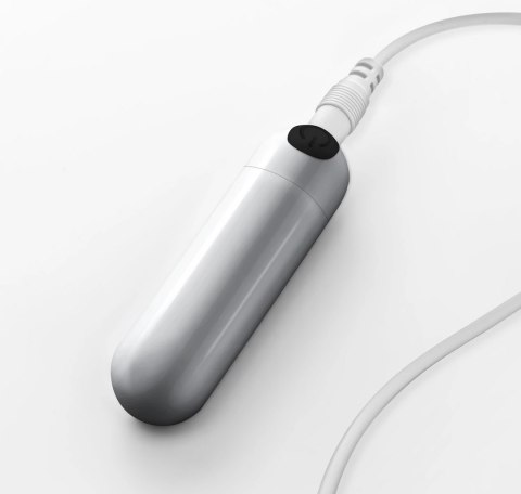 Crushious iMoan Srebrny Wibrujący Mini Masażer USB 10 Trybow 7,6 cm