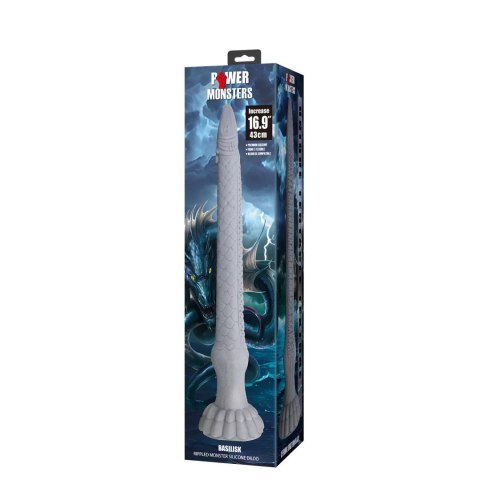 Power Monsters Basilisk - 43 cm Rippled Monster Silicone Dildo
