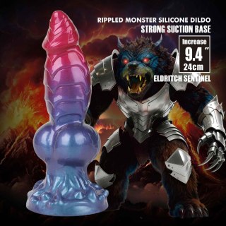 Power Monsters Eldritch Sentinel - 24 cm Rippled Monster Silicone Dildo