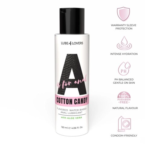 Anal Lubricant A Is for Cotton Candy 120 ml