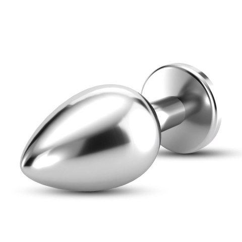 Crushious Bijou Anal Plug Small Pink - metalowy model z ozdobnym kryształem