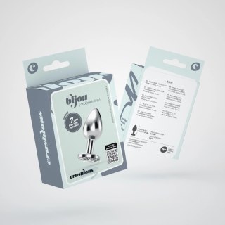 Crushious Bijou Small Clear - elegancka ozdoba intymna metalowa 6 cm