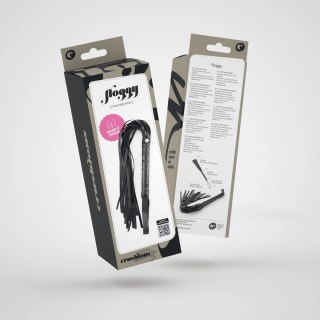 Crushious Floggy Czarna Plątnica z Rączką PU 58 cm