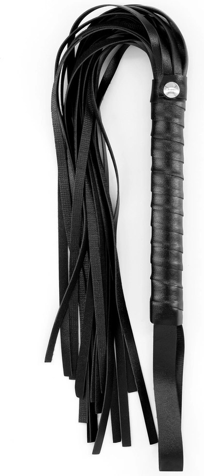 Crushious Floggy Czarna Plątnica z Rączką PU 58 cm