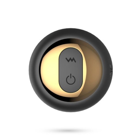 Crushious Twister Czarny Plug Anatomiczny z Rotacją i Pilotem 9,8 cm