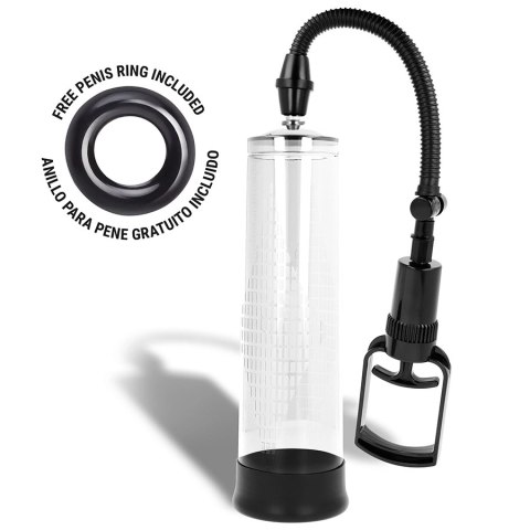 Intense Pump 01 Przezroczysta Pompa z Manometrem ABS+Silikon 20cm