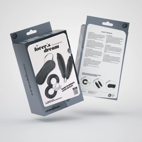 Lover's Dream Zestaw Bondage Startowy 4 Elementy Czarny Komfort Plus