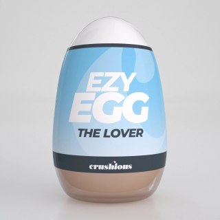 Crushious Ezy Egg The Lover Blue - elastyczna kapsuła intymna TPE ABS