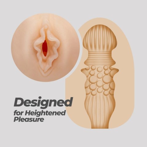 Crushious Ezy Egg The Skilled Fioletowy Model Intymny TPE ABS