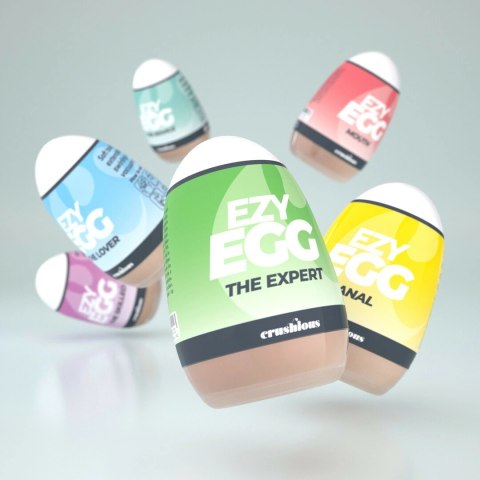 Crushious Ezy Egg Zestaw 6 modeli wielokolorowych - elastyczne akcesoria