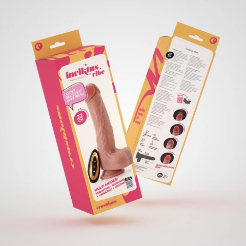 Crushious Inviktus Vibe 8.5" Liquid Silicone, Podgrzewany, Obrotowy, Pilot