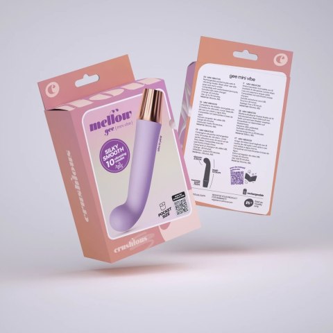 Crushious Mellow Gee Mini - fioletowa maszyna intymna punktowa 13,5 cm