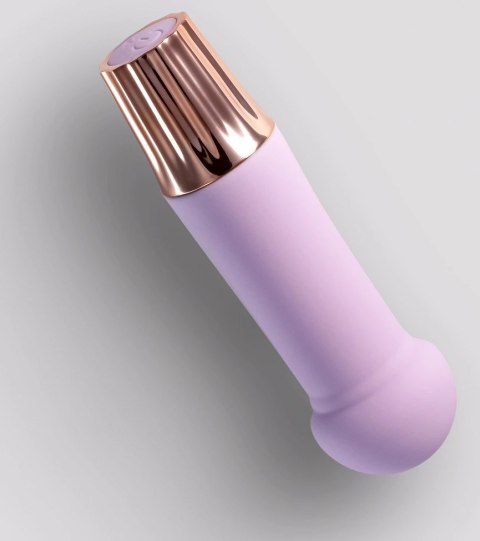 Crushious Mellow Puff Mini Wand Lawendowy - Kompaktowy Masażer 10 Trybow