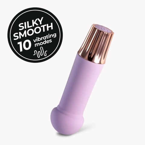 Crushious Mellow Puff Mini Wand Lawendowy - Kompaktowy Masażer 10 Trybow