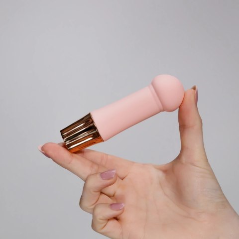 Crushious Mellow Puff Mini Wand Pink - kompaktowy masażer 10 trybow