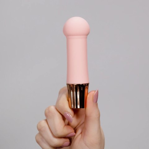 Crushious Mellow Puff Mini Wand Pink - kompaktowy masażer 10 trybow