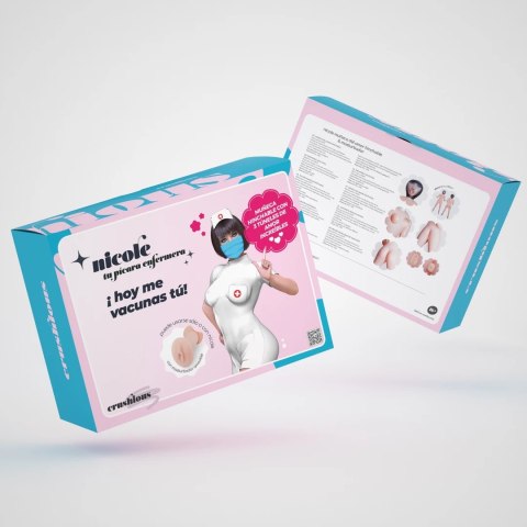 Crushious Nicole La Enfermera - Lalka Pneumatyczna 155 cm z Systemem Wkładki