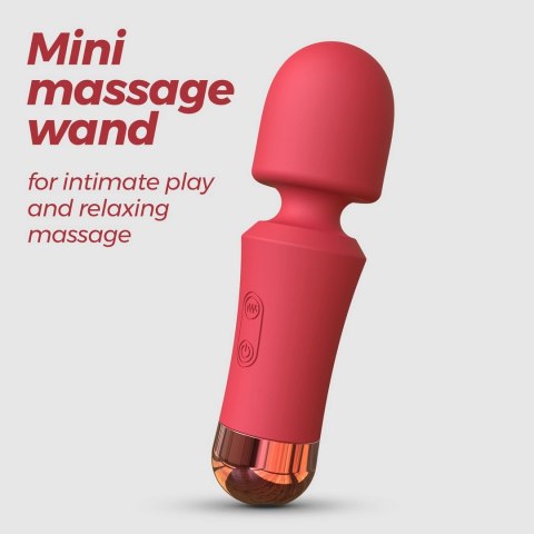 Crushious Wanda Mini Bezprzewodowy Masażer USB Terracotta 12,5 cm