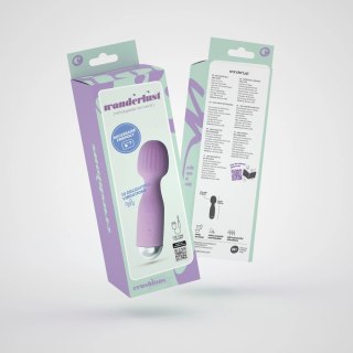 Crushious Wanderlust Mini Wand Massager Lilac 15 cm silikonowy USB