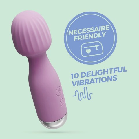 Crushious Wanderlust Mini Wand Massager Lilac 15 cm silikonowy USB