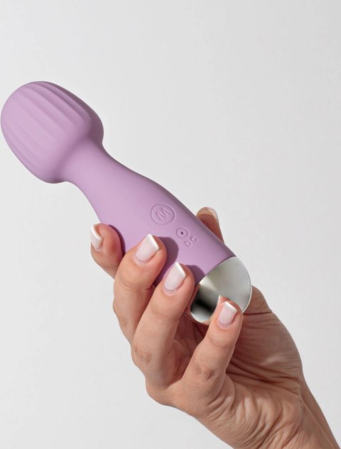 Crushious Wanderlust Mini Wand Massager Lilac 15 cm silikonowy USB
