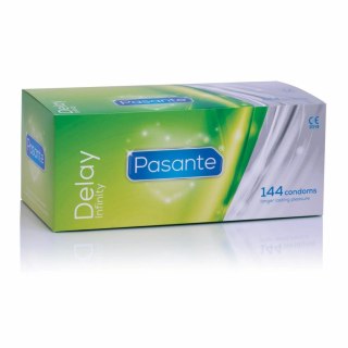 Pasante Delay 144 szt. prezerwatywy z systemem opoźniającym 53 mm