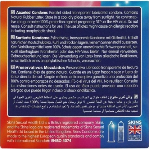 Skins Zestaw Prezerwatyw Premium Mix 4 szt. - rożne tekstury i warianty