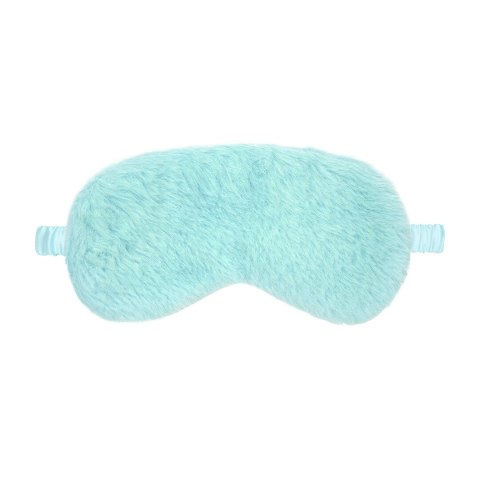 Bijoux Indiscrets Fluffy Mask Powder Blue - miękka maska na oczy