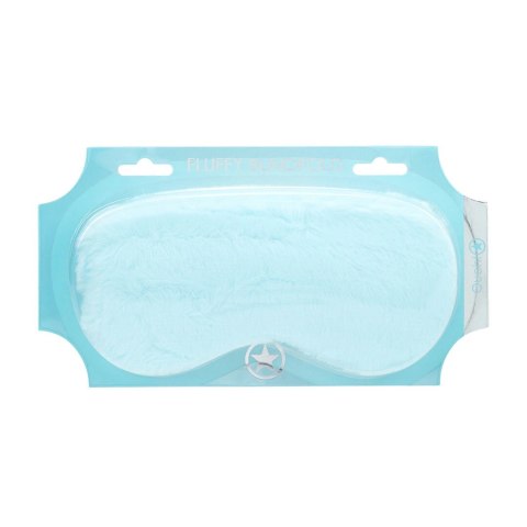 Bijoux Indiscrets Fluffy Mask Powder Blue - miękka maska na oczy
