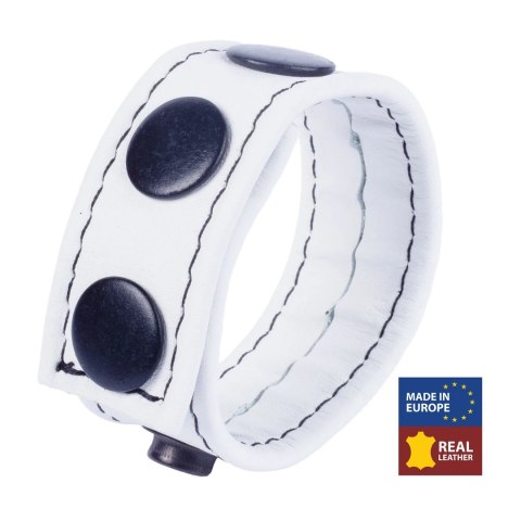 Cocky Pasek Regulowany Skorzany Model White - Maks. 60 mm, Europejski