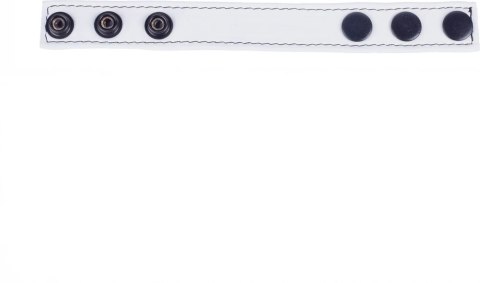 Cocky Pasek Regulowany Skorzany Model White - Maks. 60 mm, Europejski