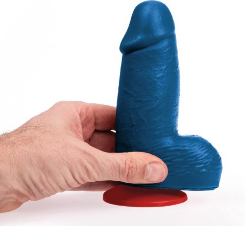 Dagr S Blue - Model anatomiczny z przyssawką, 16 cm, PVC
