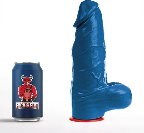 Fuck & Fist Freyr L Model Blue 18 cm - Model anatomiczny z przyssawką PVC