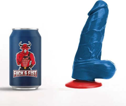 Fuck & Fist Freyr S Model Blue - Anatomiczny Model Intymny z Przyssawką 12 cm