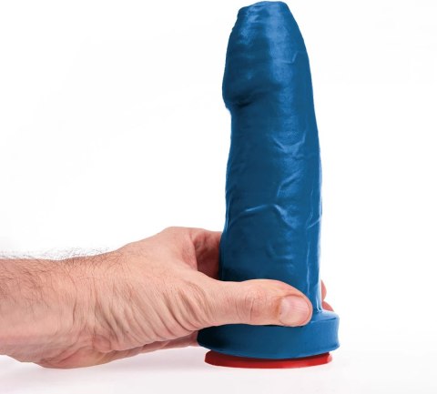 Fuck & Fist Magni Model M - Niebieski anatomiczny model intymny 18 cm z przyssawką