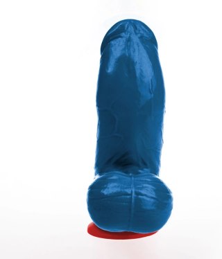 Fuck & Fist Thor M - anatomiczny model intymny, niebieski, 15 cm, przyssawka