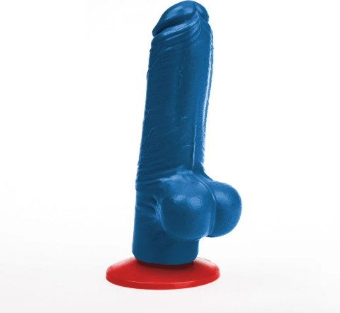 Fuck Fist Tyr M anatomiczny model intymny z przyssawką 13 cm niebieski