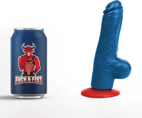 Fuck Fist Tyr S model anatomiczny z przyssawką 16 cm niebieski