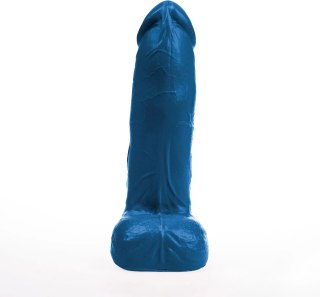 Hoenir L Model Blue - Anatomiczny Przyrząd Intymny z Przyssawką 20 cm
