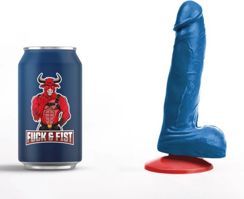 Hoenir S model Blue - anatomiczny model z przyssawką 23 cm PVC