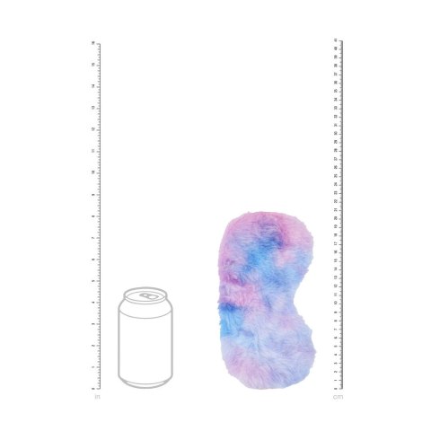 LoversPremium Fluffy Mask Multicolor - miękka opaska sensoryczna