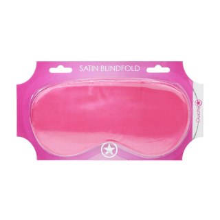 LoversPremium Satin Mask Pink - jedwabista maska na oczy rożowa
